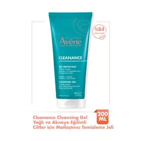 Avene Cleanance 200 ml Yağlı ve Akneye Eğilimli Ciltler Temizleme Jeli
