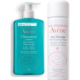 Avene Cleanance 400 ml Yüz ve Vücut Temizleme Jeli + 50 ml Termal Su