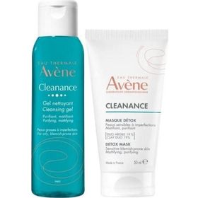 Avene Cleanance 50 ml Detox Mask+100 ml Cleanance Cleansing Gel Bakım Kiti