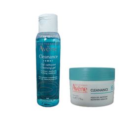 Avene Cleanance 50 ml Matlaştırıcı Krem ve Kofre 100 ml Temizleme Jeli