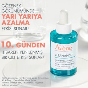 Avene Cleanance Cilt Kusurları Karşıtı Aha İçeren 30 ml Peeling Etkili Serum