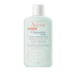 Avene Cleanance Hydra Soothing Cleansing Cream 200 ml Akne Tedavileri ile Tahriş Olmuş Ciltler için Yatıştırıcı Temizleme Kremi