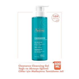 Avene Cleanance Yağlı ve Akneye Eğilimli Ciltler için 400 ml Matlaştırıcı Temizleme Jeli