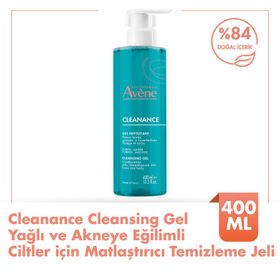 Avene Cleanance Yağlı ve Akneye Eğilimli Ciltler için 400 ml Matlaştırıcı Temizleme Jeli