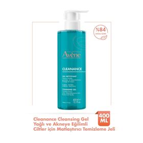 Avene Cleanance Yağlı ve Akneye Eğilimli Ciltler için 400 ml Matlaştırıcı Temizleme Jeli