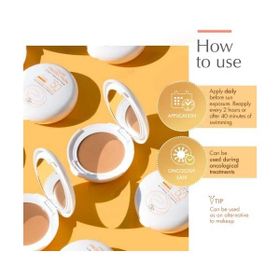 Avene Compact SPF 50 Teintee Sable 10 gr Fondöten