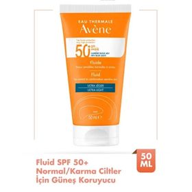 Avene Fluid Spf 50+ 50 ml Normal Veya Karma Ciltler İçin Yüksek Korumalı Güneş Kremi