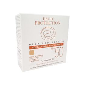 Avene Haute Protection Compact Sable 10 gr Spf50+ Açık Renkli Çok Yüksek Faktörlü Güneşten Koruma Etkili Fondöten