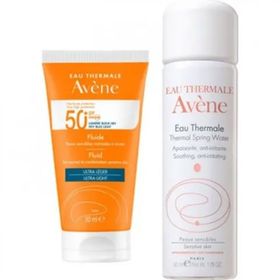 Avene Solaire SPF50+ Fluid Ultra Light 50 ml Güneş Kremi + 50 ml Termal Su
