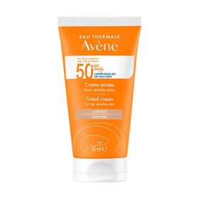 Avene Tinted 50 ml Kuru Ciltler için SPF50+ Renkli Güneş Koruyucu Krem