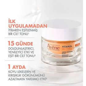 Avene Vitamin Activ CG Işıltı Veren Antioksidan İçerikli 50 ml Yoğun Yüz Kremi
