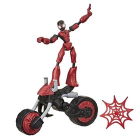 Avengers F0236 Bend & Flex Araç Ve Spiderman