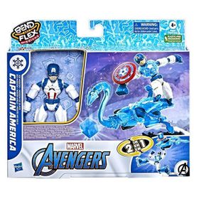 Avengers F5868 Bend And Flex Missions Captain America Buz Görevi Figür