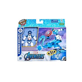 Avengers F5868 Bend And Flex Missions Captain America Buz Görevi Figür