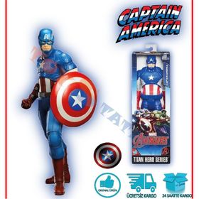 Avengers Titan Hero Captain America Aksiyon Figürü