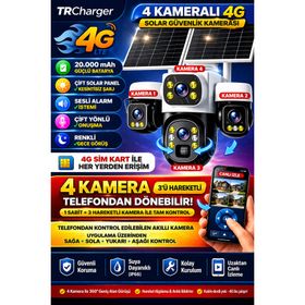 Avenir AS-S446G 12 MP Solar Gece Görüşlü Güvenlik Kamerası
