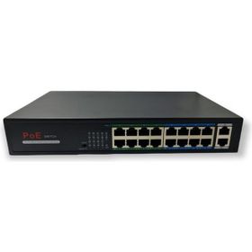 Avenir AV-H1016PL 16 Port Poe Switch + 2 Port Uplink Gigabit