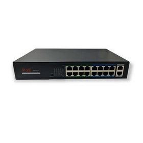 Avenir AV-H1016PL 16 Port Poe Switch + 2 Port Uplink Gigabit