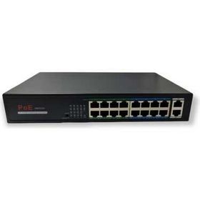 Avenir AV-H1016PL 16 Port Poe Switch + 2 Port Uplink Gigabit