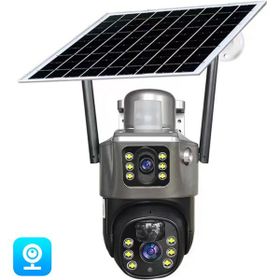 Avenir AV-M12 4G Sim 2 Kameralı 2+2MP Wi-Fi PTZ Solar Smart Güvenlik Kamerası