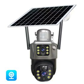 Avenir AV-M12 4G Sim 2 Kameralı 2+2MP Wi-Fi PTZ Solar Smart Güvenlik Kamerası