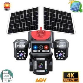 Avenir AV-S445 E-sim 8MP Solar Gece Görüşlü Güvenlik Kamerası