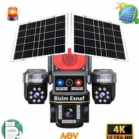 Avenir AV-S445 E-sim 8MP Solar Gece Görüşlü Güvenlik Kamerası