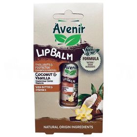 Avenir Vegan Coconut & Vanilla Stick Lip Balm