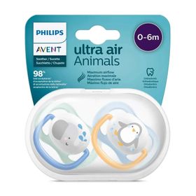 Avent 080/05 Ultra Air 0-6 Ay Erkek Hayvan Desenli Emzik