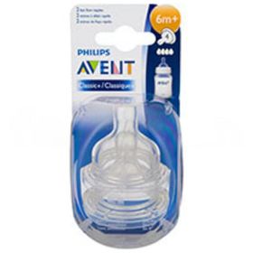 Avent 6+ Ay Yoğun Akış 2'li Biberon Emziği