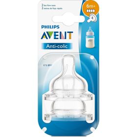 Avent 6+ Ay Yoğun Akış 2'li Biberon Emziği