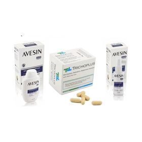 Avesin Trichoplus 300 ml Şampuan + 50 ml Sprey + 60 Kapsül Trichoplus