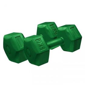 Avessa 2 X 5 Kg Plastik Köşeli Dambıl