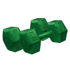 Avessa 2 X 5 Kg Plastik Köşeli Dambıl