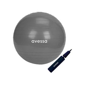 Avessa 55 cm Gri Pompalı Pilates Topu