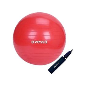 Avessa 55 cm Kırmızı Pompalı Pilates Topu