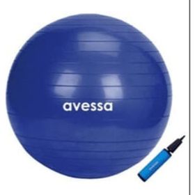 Avessa 55 cm Mavi Pompalı Pilates Topu