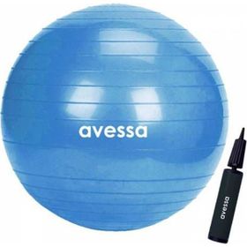 Avessa 55 cm Mavi Pompalı Pilates Topu