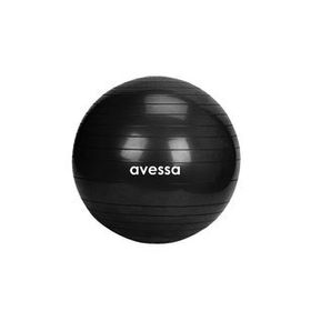 Avessa 55 cm Siyah Pompalı Pilates Topu