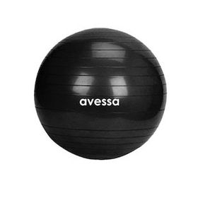 Avessa 55 cm Siyah Pompalı Pilates Topu
