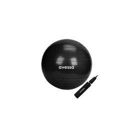 Avessa 55 cm Siyah Pompalı Pilates Topu