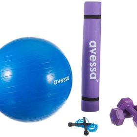Avessa Deluxe Mavi 6 Parça Pilates Seti