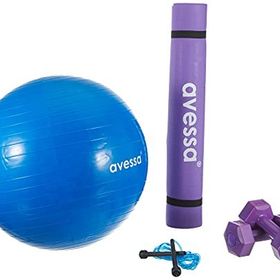 Avessa Deluxe Mavi 6 Parça Pilates Seti