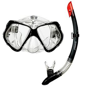 Avessa M4206 Black Şnorkel Maske Siyah Set