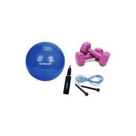 Avessa Mavi 5 Parça Deluxe Pilates Seti