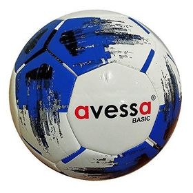 Avessa No:4 Basic Mavi Parlak Deri Mavi Futbol Topu