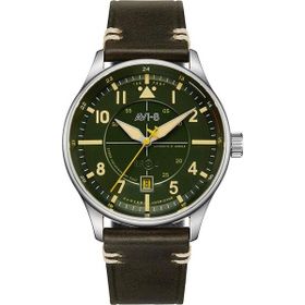 Avi-8 AV-4094-03 Yeşil Çelik Erkek Kol Saati
