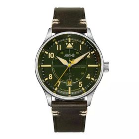 Avi-8 AV-4094-03 Yeşil Çelik Erkek Kol Saati