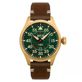 Avi-8 AV-4097-04 Kahverengi Çelik Erkek Kol Saati