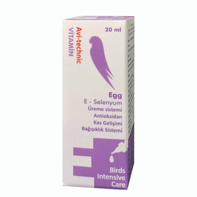 Avi-Technic Egg Vitamin E-Selenyum 20 ml Kuşlar İçin Üreme Desteği